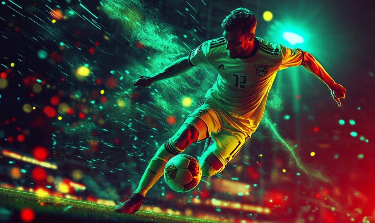 Football match scene representing football betting coverage on taya3653